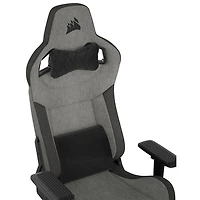 Fauteuil de jeu ergonomique en tissu T3 Rush de Corsair (2023) - Anthracite/Gris