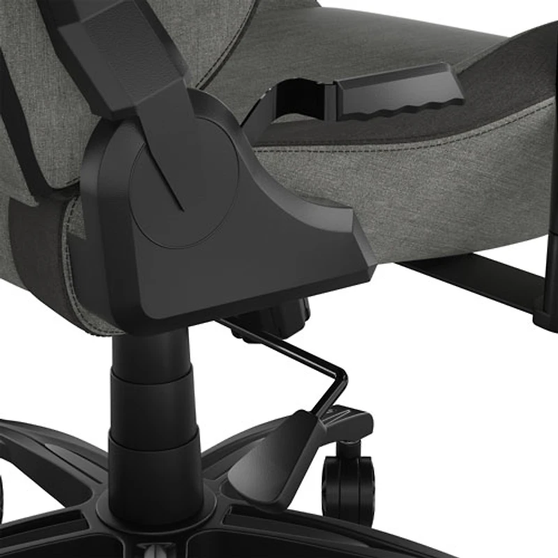 Fauteuil de jeu ergonomique en tissu T3 Rush de Corsair (2023) - Anthracite/Gris
