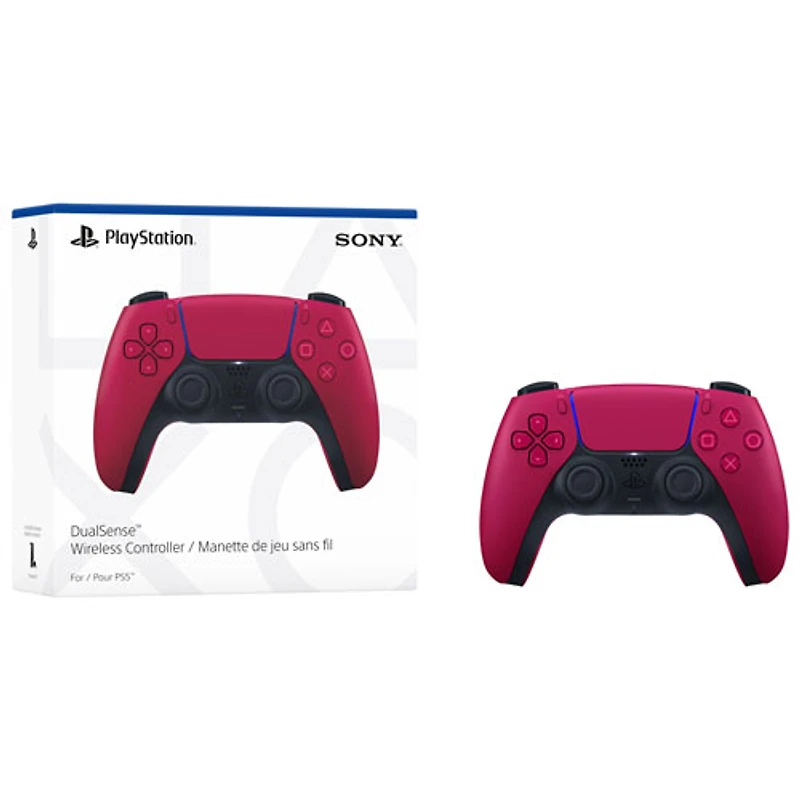 Manette sans fil DualSense de PlayStation 5 - Rouge cosmique