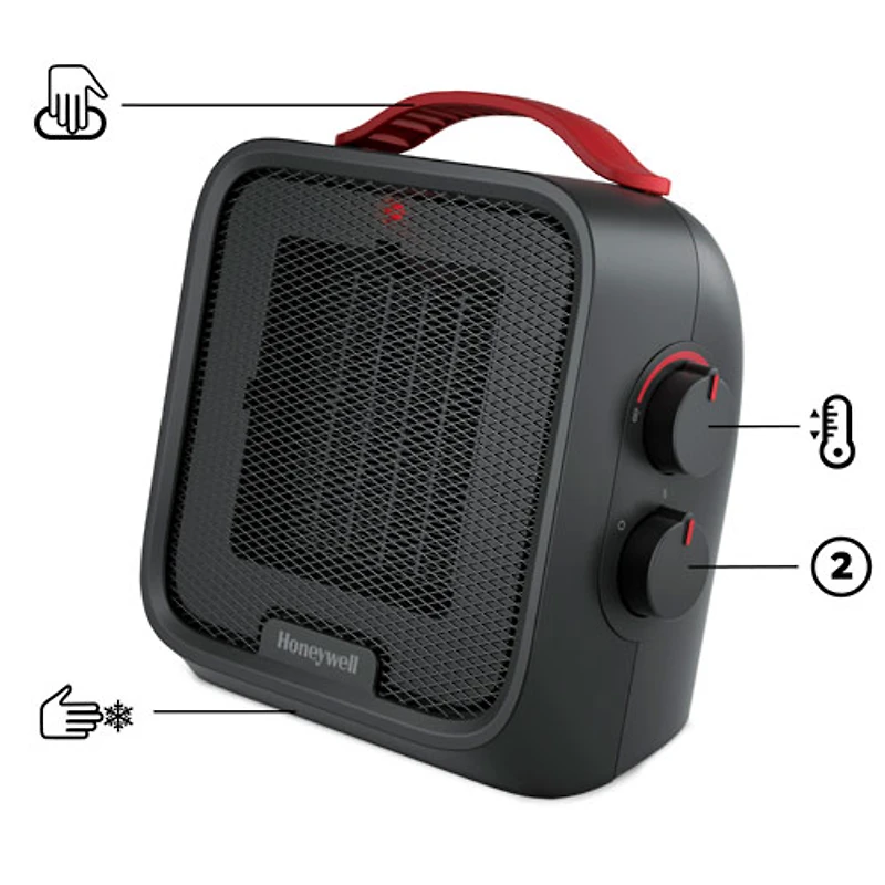 Chaufferette en céramique compacte HeatBud XL de Honeywell