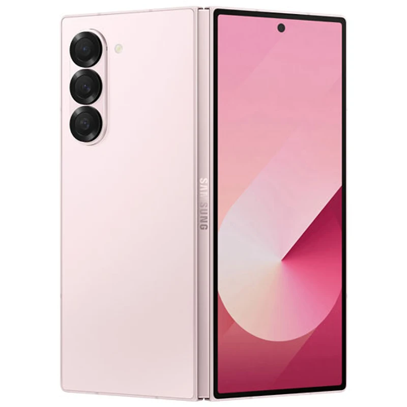 Galaxy Z Fold6 5G de 256 Go de Samsung avec Freedom Mobile - Rose - Paiement Balance mensuel