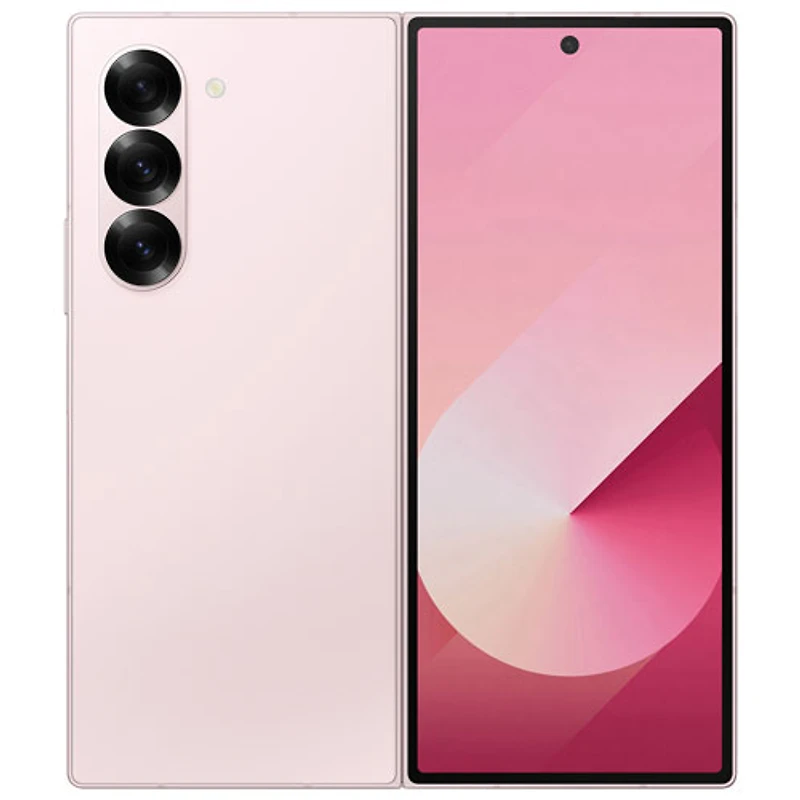 Galaxy Z Fold6 5G de 256 Go de Samsung avec Freedom Mobile - Rose - Paiement Balance mensuel