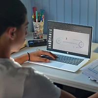 HP 14" Chromebook - Glacier Silver (Intel N-series N100/4GB RAM/128GB SSD/Chrome OS)