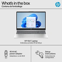 HP 15.6" Laptop - Natural Silver (Intel Core i7 1255U/16GB RAM/1TB SSD/Windows 11)