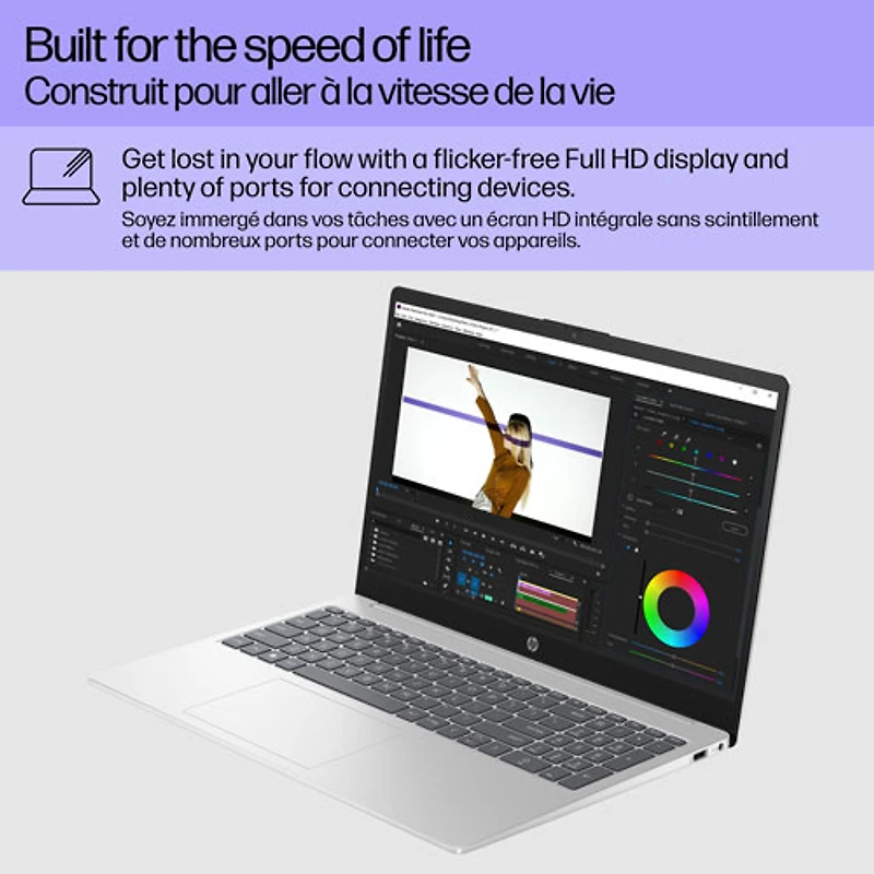 HP 15.6" Laptop - Natural Silver (Intel Core i7 1255U/16GB RAM/1TB SSD/Windows 11)