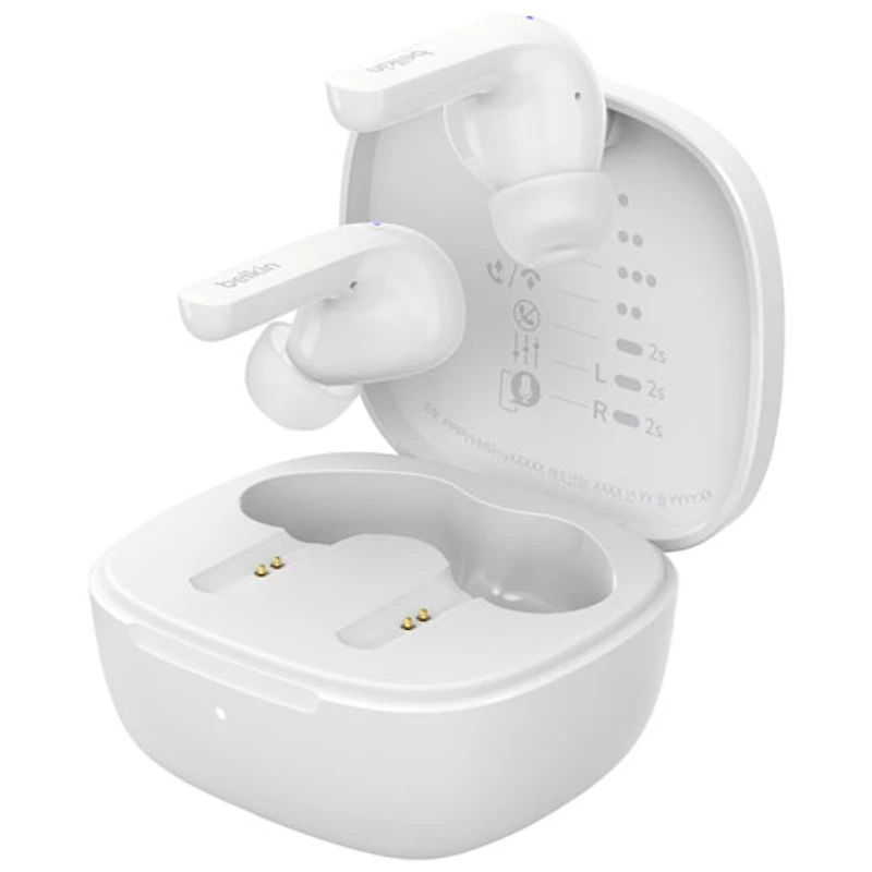 Belkin SoundForm Motion In-Ear Sound Isolating True Wireless Earbuds - White