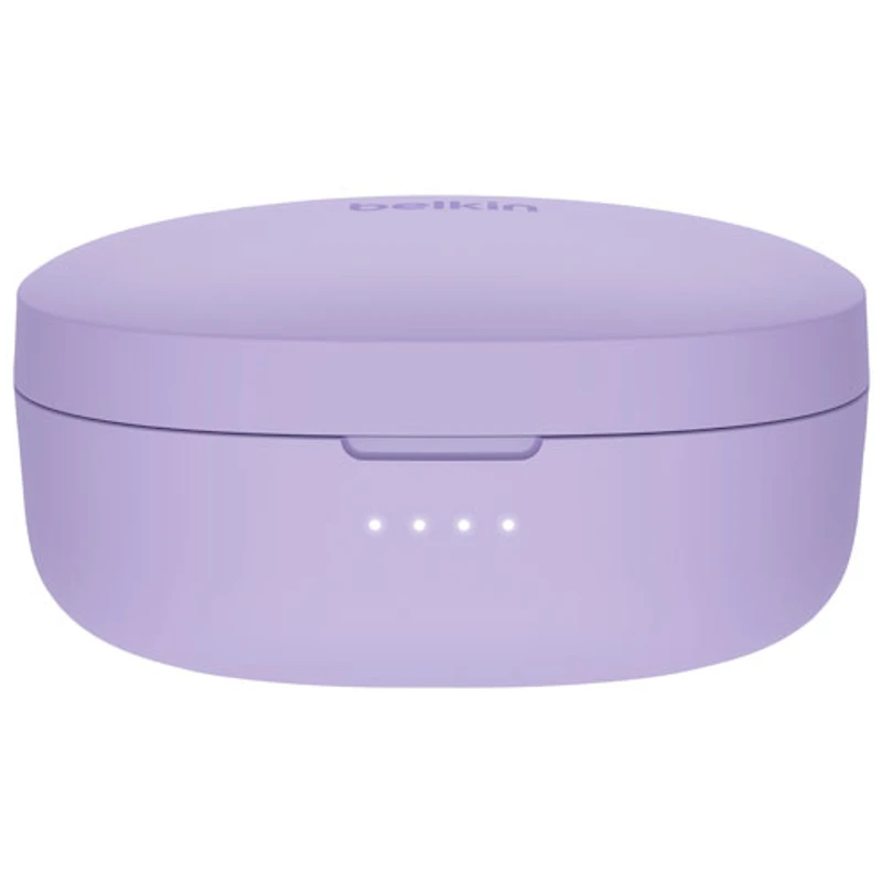Écouteurs boutons 100 % sans fil SoundForm Bolt de Belkin - Lavande