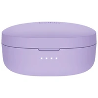 Écouteurs boutons 100 % sans fil SoundForm Bolt de Belkin - Lavande