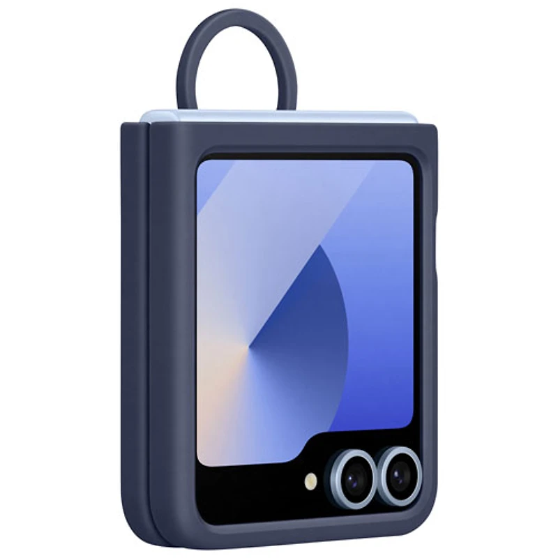 Samsung Silicone Ring Case for Samsung Galaxy Z Flip6 - Navy