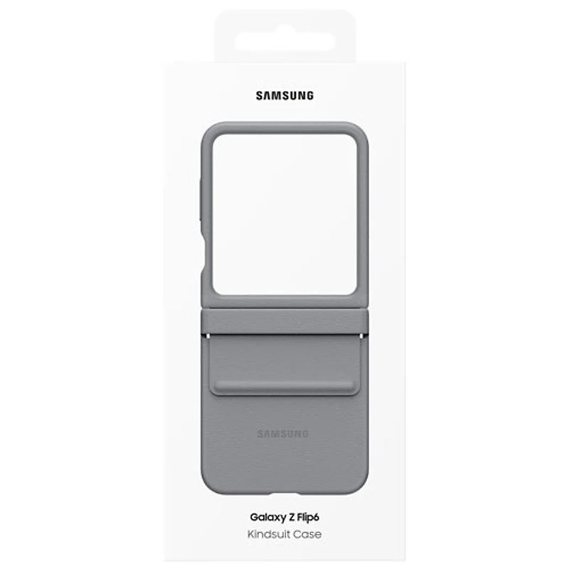 Samsung Kindsuit Fitted Hard Shell Case for Samsung Galaxy Z Flip6 - Grey