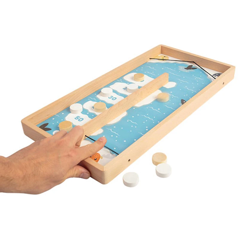 Jeu de rondelles arctique en bois de Bigjigs