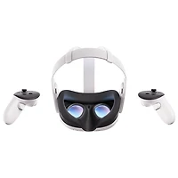 Remis à neuf (très bon état) - Casque de réalité virtuelle Meta Quest 3 de 512 Go avec manettes Touch Plus - Blanc