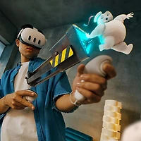 Remis à neuf (très bon état) - Casque de réalité virtuelle Meta Quest 3 de 512 Go avec manettes Touch Plus - Blanc