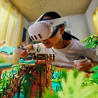 Remis à neuf (très bon état) - Casque de réalité virtuelle Meta Quest 3 de 512 Go avec manettes Touch Plus - Blanc