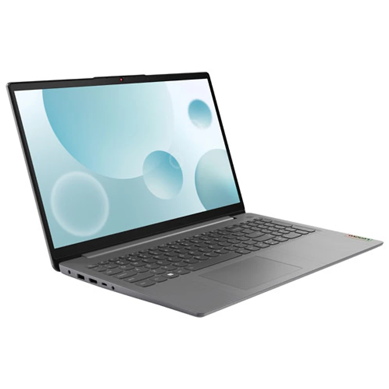 Portable IdeaPad 3i de 15,6 po de Lenovo - Gris arctique (Core i5-1235U d'Intel/RAM 8 Go/SSD 512 Go/Windows 11)