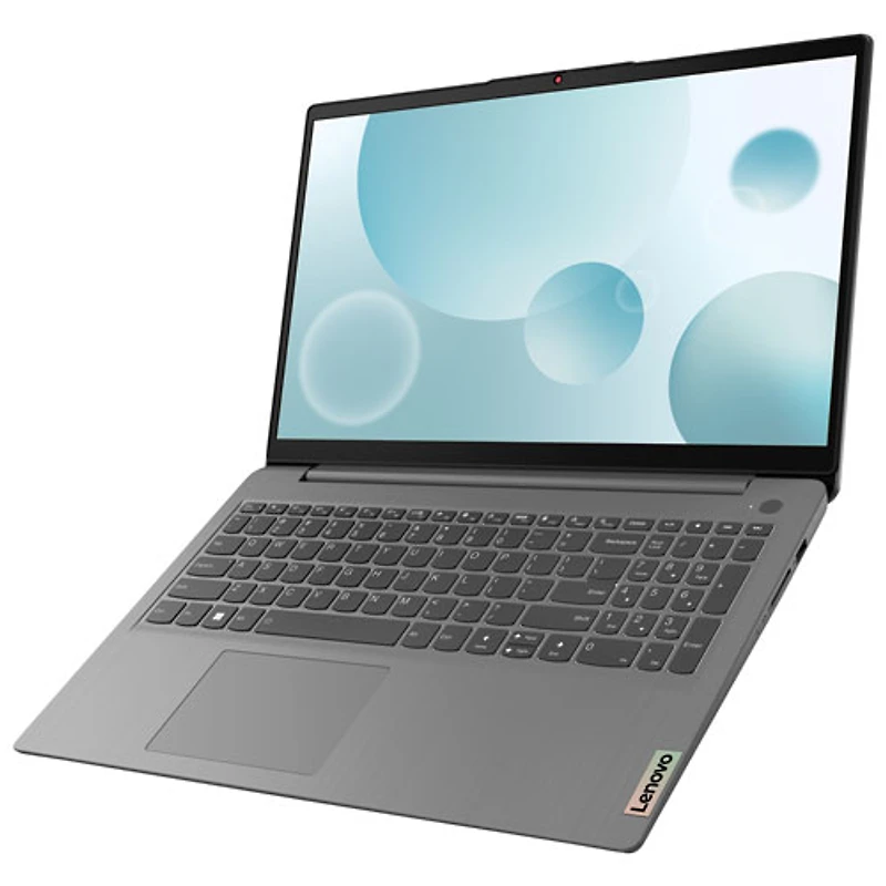 Portable IdeaPad 3i de 15,6 po de Lenovo - Gris arctique (Core i5-1235U d'Intel/RAM 8 Go/SSD 512 Go/Windows 11)