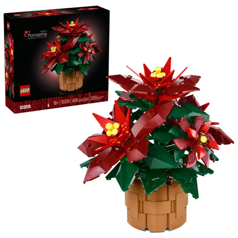 LEGO Icons: Le poinsettia - 608 pièces (10370)