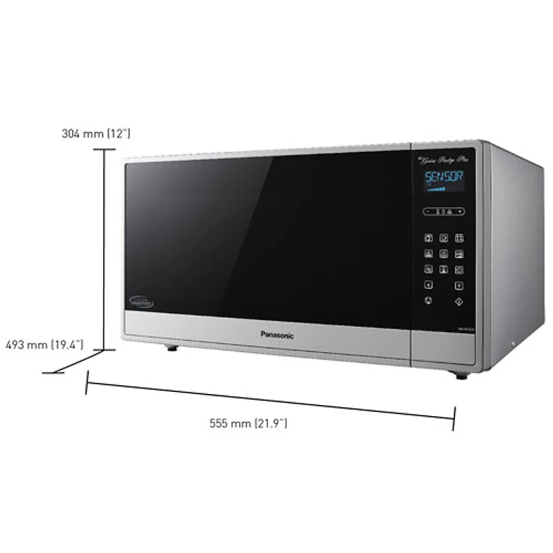 Four à micro-ondes à technologie Inverter cyclonique de 1,6 pi³ Genius Prestige Plus de Panasonic (NNSE795SC) - Acier inoxydable