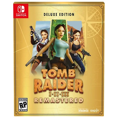 Tomb Raider: I-III Remastered édition de luxe (Switch)