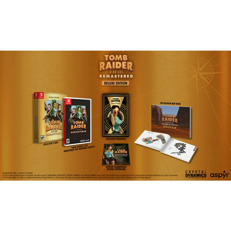 Tomb Raider: I-III Remastered édition de luxe (Switch)