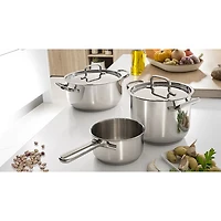 Lagostina 24-Piece Stainless Steel Cookware Set - Silver