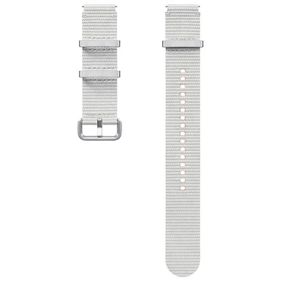Bracelet en tissu de Samsung pour montre Galaxy Watch - Moyen/Grand - Argenté