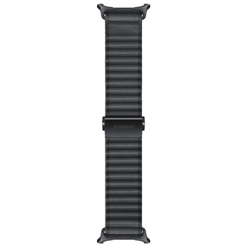 Bracelet en tissu X2 Trail de Samsung pour montre Galaxy Watch - Moyen/Grand - Gris foncé