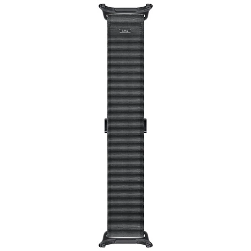 Bracelet en tissu X2 Trail de Samsung pour montre Galaxy Watch - Moyen/Grand - Gris foncé