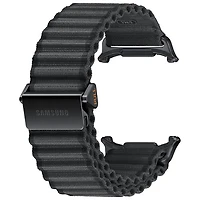 Bracelet en tissu X2 Trail de Samsung pour montre Galaxy Watch - Moyen/Grand - Gris foncé