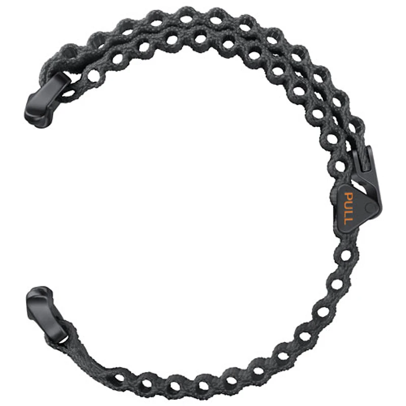 Bracelet en tissu X2 Trail de Samsung pour montre Galaxy Watch - Moyen/Grand - Gris foncé