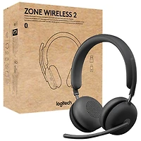 Logitech Zone 2 Bluetooth Wireless Headset with Microphone - Graphite