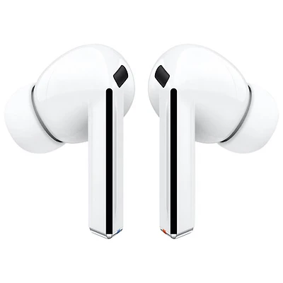 Écouteurs boutons 100 % sans fil à suppression du bruit Galaxy Buds3 Pro de Samsung - Blanc
