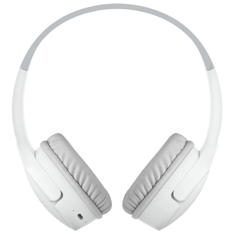 Casque d'écoute Bluetooth SoundForm Mini Kids de Belkin - Blanc
