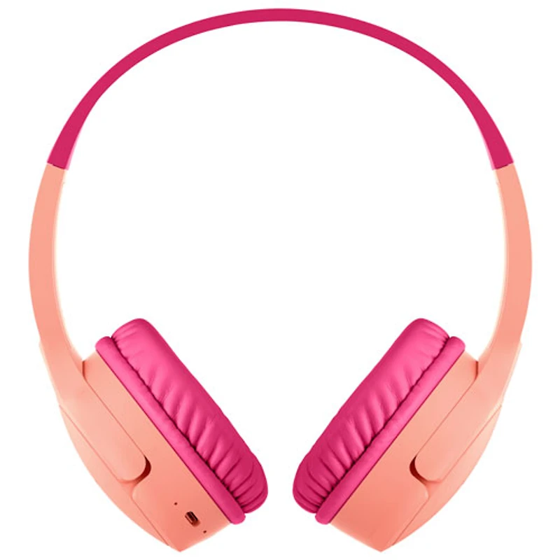 Casque d'écoute Bluetooth SoundForm Mini Kids de Belkin - Rose