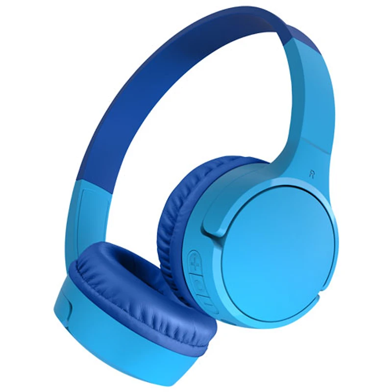 Belkin SoundForm Mini Kids On-Ear Bluetooth Headphones - Blue