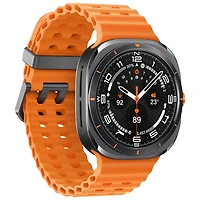 Montre intelligente LTE de 47 mm Galaxy Watch Ultra de Samsung - 2024 - Gris titane/Orange