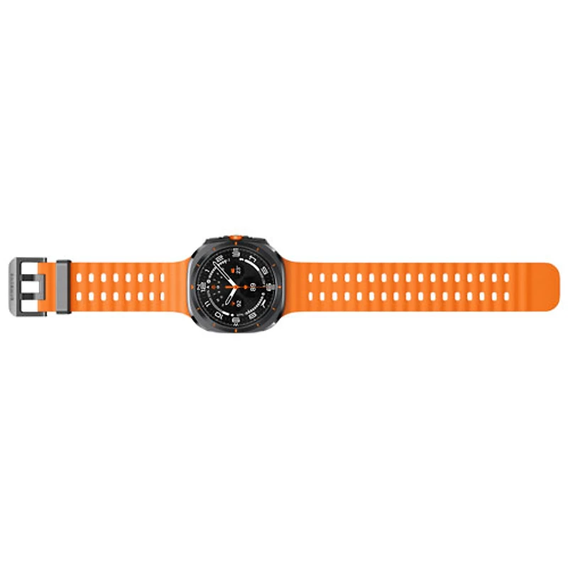 Montre intelligente LTE de 47 mm Galaxy Watch Ultra de Samsung - 2024 - Gris titane/Orange
