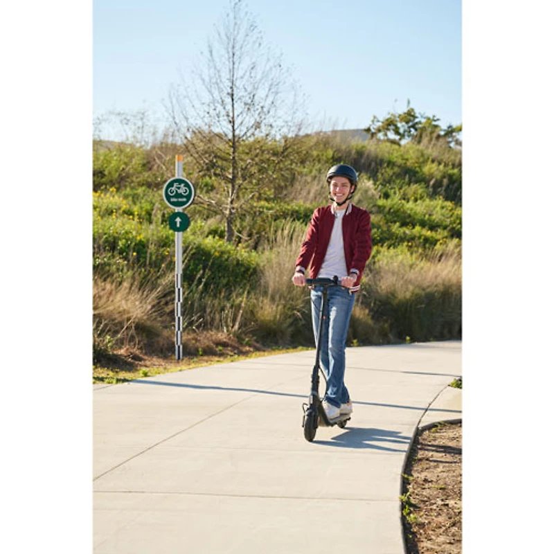 Remis à neuf (état correct) - Trottinette électrique pour adultes Ninebot KickScooter E2 de Segway (moteur de 450 W/autonomie de 25 km/vitesse maximale de 20 km/h)