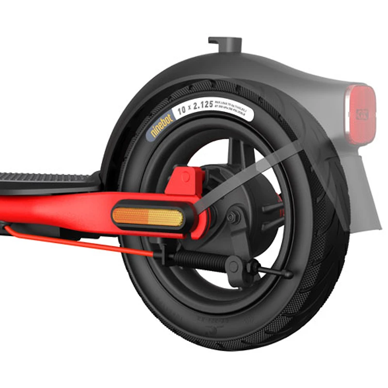 Remis à neuf (état correct) - Trottinette électrique pour adultes Ninebot D38U de Segway (moteur de 350 W/autonomie de 55 km/vitesse maximale de 30 km/h)