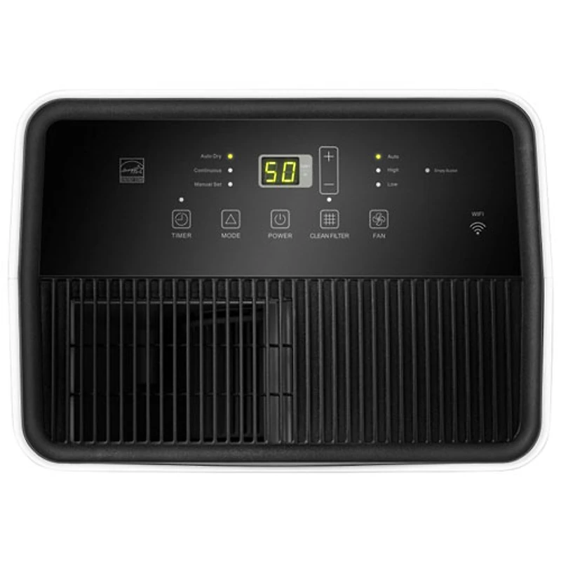 Déshumidificateur de Hisense avec connectivité Wi-Fi intelligente - 35 chopines - Blanc/Noir