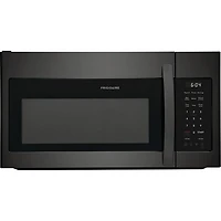Boîte ouverte - Four à micro-ondes à hotte intégrée de Frigidaire - 1,8 pi³ - Acier inoxydable noir - Parfait état