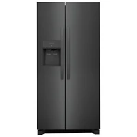 Open Box - Frigidaire 33" 22.3 Cu. Ft. Side-By-Side Refrigerator (FRSS2323AD) - Black SS - Scratch & Dent