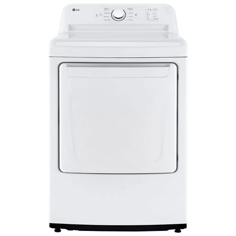 Boîte ouverte - Sécheuse électrique de 7,3 pi³ de LG (DLE6100W) - Blanc - Endommagé