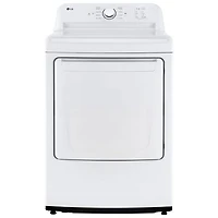 Boîte ouverte - Sécheuse électrique de 7,3 pi³ de LG (DLE6100W) - Blanc - Endommagé