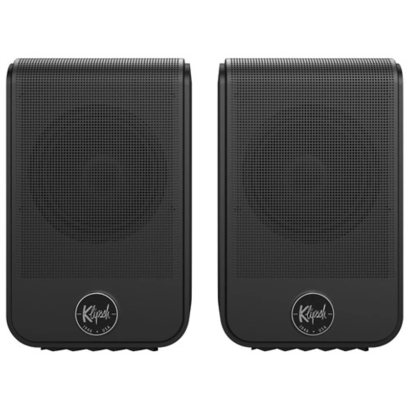 Klipsch Flexus Surround 100 50-Watt Bookshelf Speaker - Pair - Ebony Vinyl