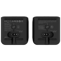 Klipsch Flexus Surround 100 50-Watt Bookshelf Speaker - Pair - Ebony Vinyl