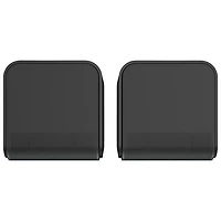 Klipsch Flexus Surround 100 50-Watt Bookshelf Speaker - Pair - Ebony Vinyl