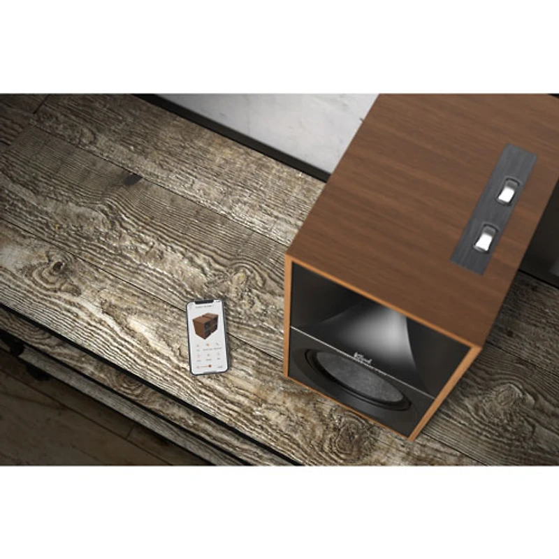 Klipsch The Nines 240-Watt Bookshelf Speaker - Pair - Walnut