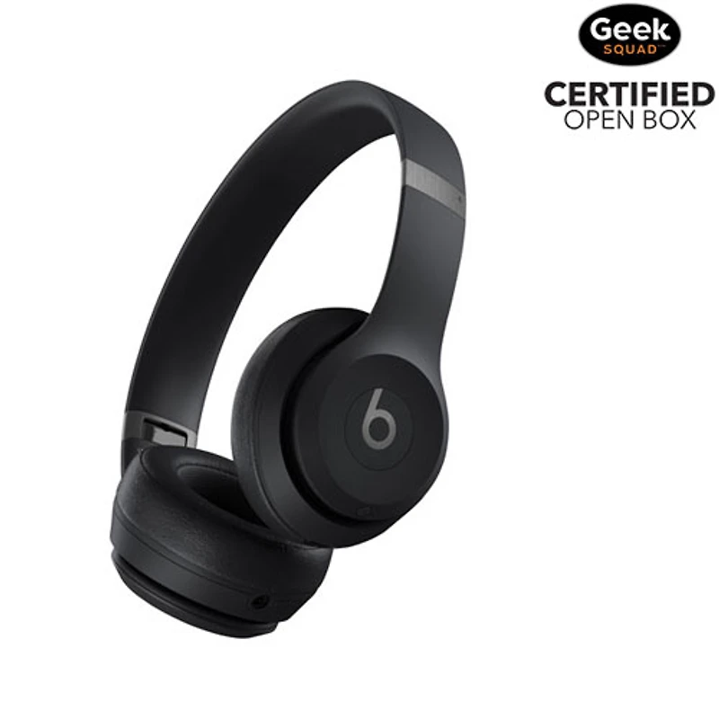 Boîte ouverte - Casque d'écoute Bluetooth à isolation sonore Solo 4 de Beats by Dr. Dre - Noir mat