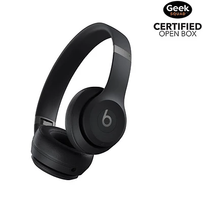 Boîte ouverte - Casque d'écoute Bluetooth à isolation sonore Solo 4 de Beats by Dr. Dre - Noir mat